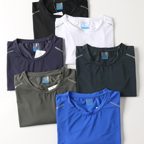 (Clearance does not return) ice screen quick-drying fabric outdoor foreign trade T-shirt summer thin sports short sleeve 4084