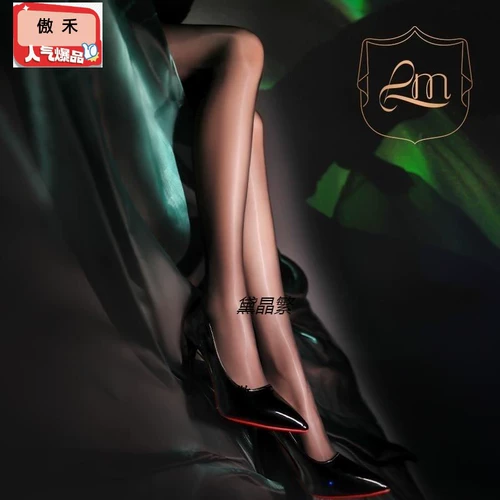 Весеннее летнее шелковистое масло для цепи, черные сексуальные ультратонкие тонкие колготки, осеннее