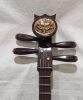 Antique old collection of Da Ruan musical instruments, old collection of lacquerware inlaid with shells, Ruan playing Da Ruan Qin, gift collection with box