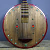 Antiques and miscellaneous old collections of old rosewood inlaid shell Yueqin musical instruments home decoration ornaments collection