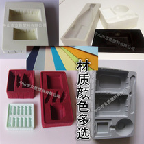 Factory flocking blister box custom cosmetics box PVC blister tray Flocking PS flocking blister inner tray