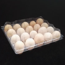 Egg packing box-secondary plastic 20 egg tray Earth duck egg packing box Egg tray plastic shell transparent