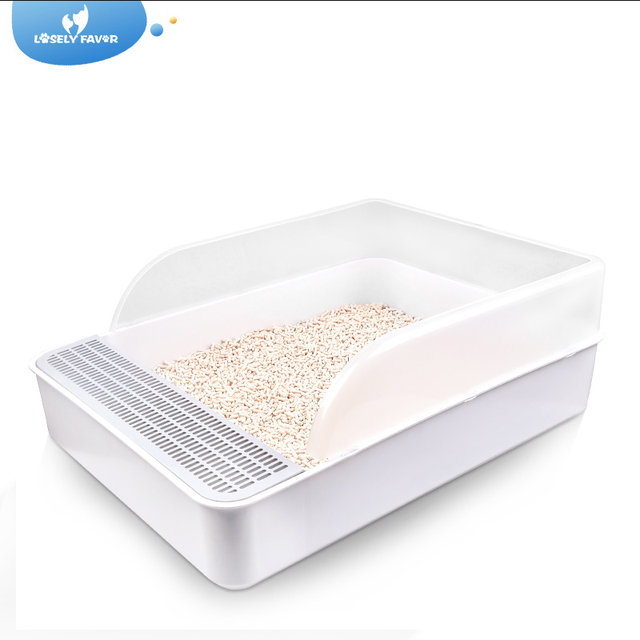 Cat litter box fully semi-enclosed anti-splash cat toilet large and small cat litter box kitten litter box cat supplies