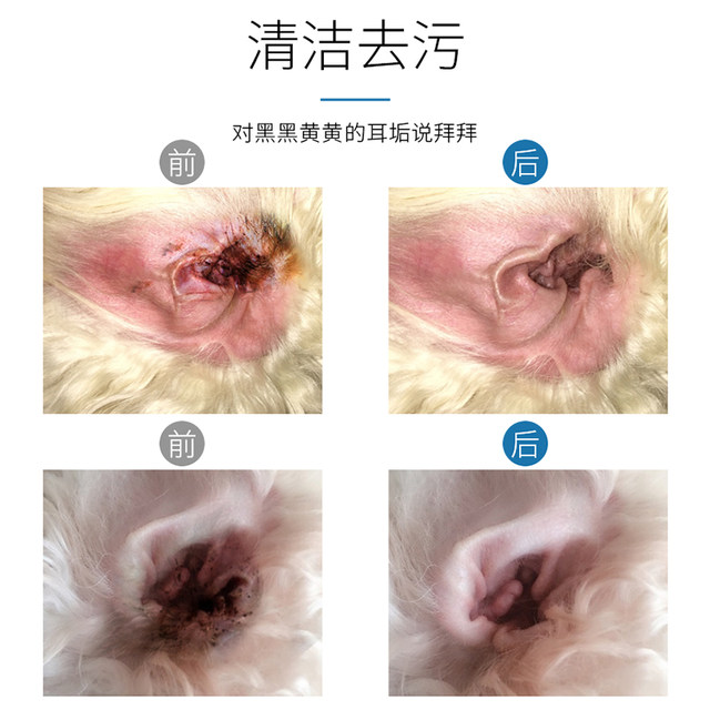 Dog ear drops dog with ear mites removal water cat ear mites cat with pet ear wash liquid cat ear cleaning supplies