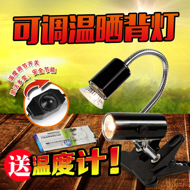 Turtle tank heating lamp Turtle sun back light Turtle tank full spectrum UVA UVB3 0 solar lamp Fish tank sun back light