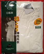 Value promotion 2064 three-gun mens autumn pants cotton plus Lycra elastic close body thermal underwear bottoming one-piece pants