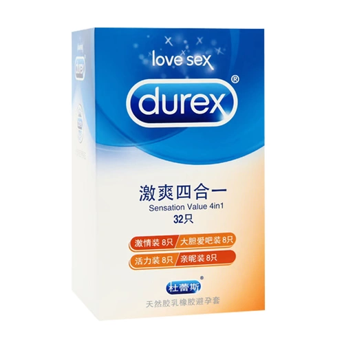 Durex Ultra -Thin Condom Мужчины и женщины подлинные воздушные воздушные часы Оргазм жирный