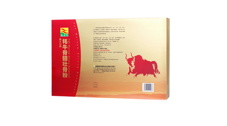 Kang Fulai Sai Tianxian nhãn hiệu yak xương tủy xương mạnh 30g / túi * 10 túi * 2 lon hộp quà tặng thực phẩm sức khỏe - Thực phẩm sức khỏe viên uống omega