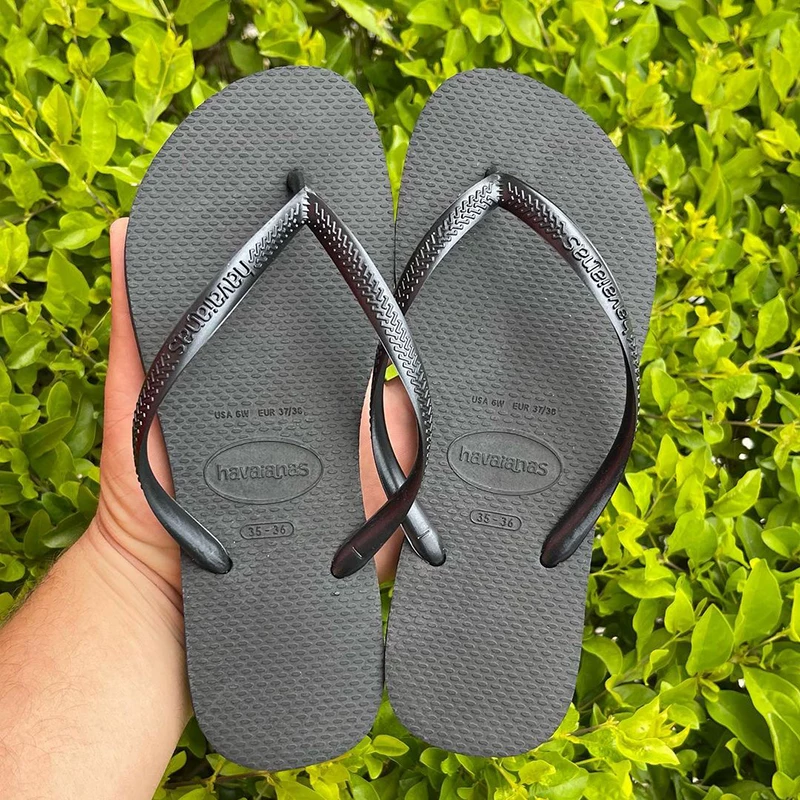 [Классические Havaianas не скользкие тапочки, шлепанцы, тонкая лента]