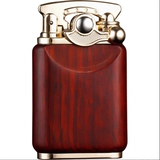 Защитная ветрозащитная креативная зажигалка из сандалового дерева, делается под заказ