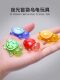 Cartoon Colorful Glow-In-The-Dark Turtle Toy Model Ornament Figurine Sea Turtle Ocean Luminous Animal Blind Bag Doll