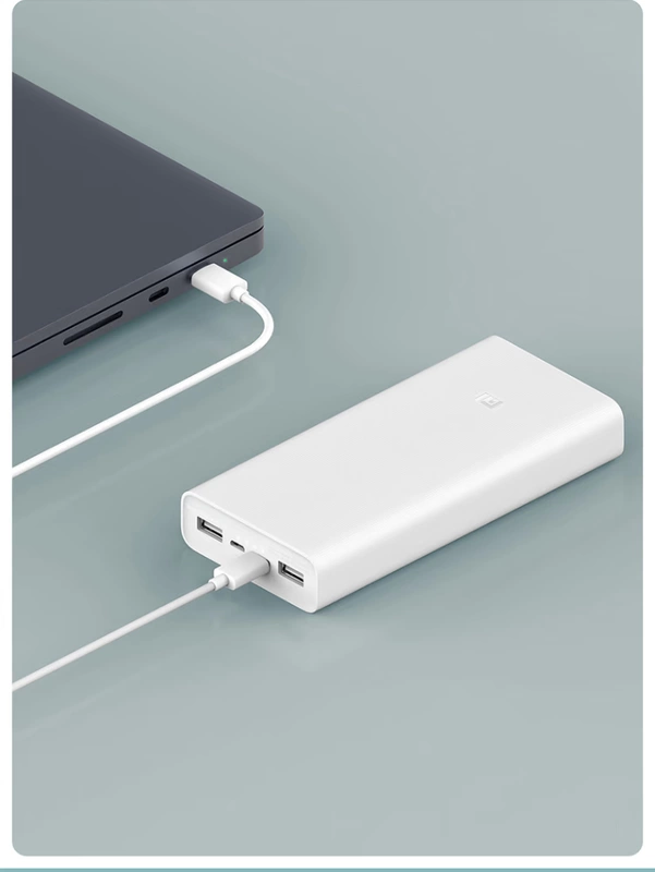 Mi Power Bank 3 dung lượng lớn 20000 mAh phù hợp với sạc nhanh Apple Huawei oppo sạc dự phòng di động 3 - Ngân hàng điện thoại di động