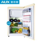 AUX/奥克斯 BC-1112A Однородная ретро-ретро-ретро небольшой холодильник Домашний холодильник замороженный маленький холодильник тихий