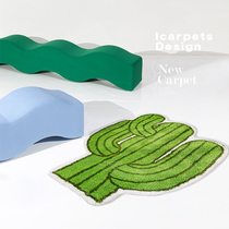 House Yen icarpets Original design Cactus Heteromorphic Rug Bedroom Bedside Living Room Cloakroom Cloister Dresser