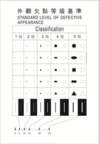 Appearance under-point level benchmark comparison Film card stain gauge Film ruler Black point comparison soft ruler High precision