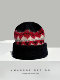 Women's Winter Thickened Warm Ear-Protecting Wool Hat, Vintage Artistic Fair Isle Style Knitted Hat for Women