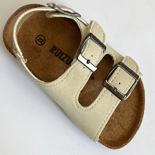 Удобная обувь, сандалии на липучке, пляжная пляжная обувь подходит для мужчин и женщин, семейный стиль, в корейском стиле