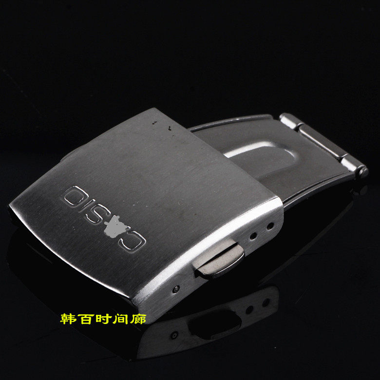 Boxed Stainless Steel steel Stainless Steel three anti-buckle Watch Steel Band Watch With large buckle Large buckle Buttoned Bilateral Snap Fastener