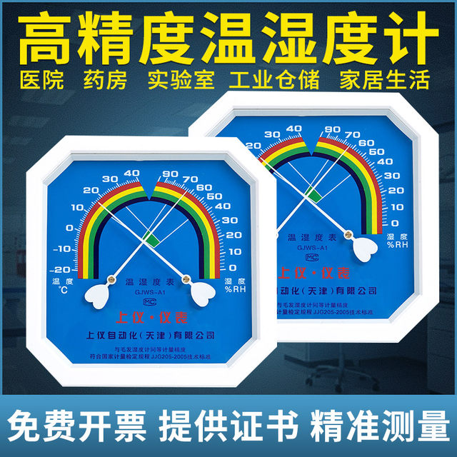 Thermohygrometer ຄວາມແມ່ນຍໍາສູງຮ້ານຂາຍຢາຫ້ອງທົດລອງຮ້ານຂາຍຢາເຮືອນແກ້ວພິເສດ Psychrometer ໂຮງງານເຄື່ອງວັດແທກອຸນຫະພູມອຸດສາຫະກໍາ
