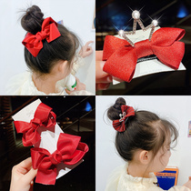 Small bow hairclip Korean children Girl Cute hair card headgear temperament clip side clip edge clip hair accessories