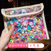 Children cartoon small rubber band female tie head small Hairband girl Baby Baby Baby hair rope hair hair accessories headdress Korea