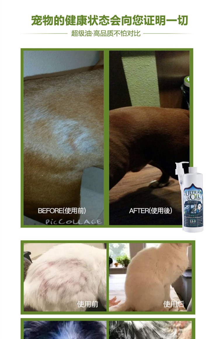 Bubble Pet-WDJ Được khuyến nghị ULTRA OIL Super Oil Fish Oil Pet Cat Dog Beauty Skin Care Super Oil 237ml - Cat / Dog Health bổ sung sữa bột cho chó