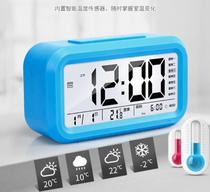 Bedroom calendar Get up alarm clock Students use simple charging dormitory small decorations Table clock clock