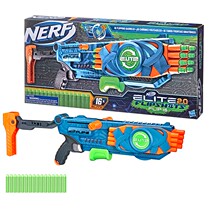 NERF Hot Fire Elite FLIP16 Hair Flipped Double Tube Launcher Boy Outdoor Soft-Slingshot Toy