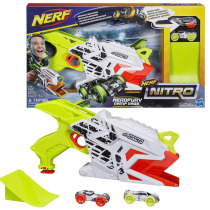 NERF Thermal Rocket Flying Car Series Speed Navigation Launcher E0408 Small Car Boy Electric Toy Gift