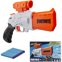 NERF Fort Night Soft Bullet Gun SR Hammer Action Foam Blasting Gun Fortnite Fast Shooter E9391