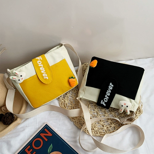 Брендовая японская свежая маленькая небольшая сумка, мультяшная универсальная сумка на одно плечо