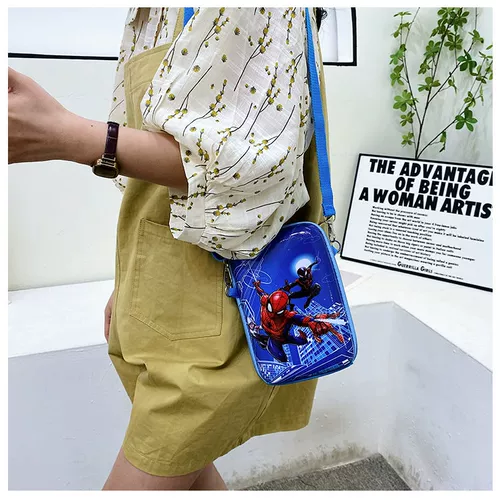 Модная мультяшная маленькая милая детская сумка, сумка на одно плечо подходит для мужчин и женщин, сумка через плечо