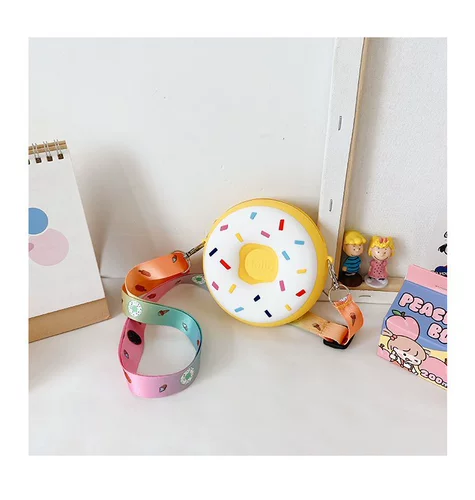 Милая сумка через плечо, небольшая сумка для принцессы, пончик, в западном стиле, популярно в интернете