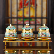 Water supply cup Guanyin Holy Water Cup Buddha front for Buddha Cup Household worship Guan Gong God of Wealth for cup Copper alloy water purification Cup