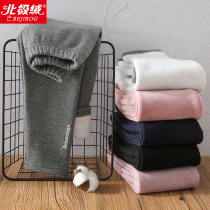 Spring and autumn cotton girls  leggings velvet thickened outer wear foreign style Autumn baby childrens long pants Autumn and winter
