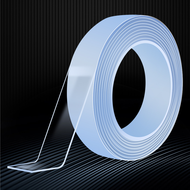 Nano traceless magic tape universal double-sided adhesive magic power adhesive fixing black technology punch-free patch film