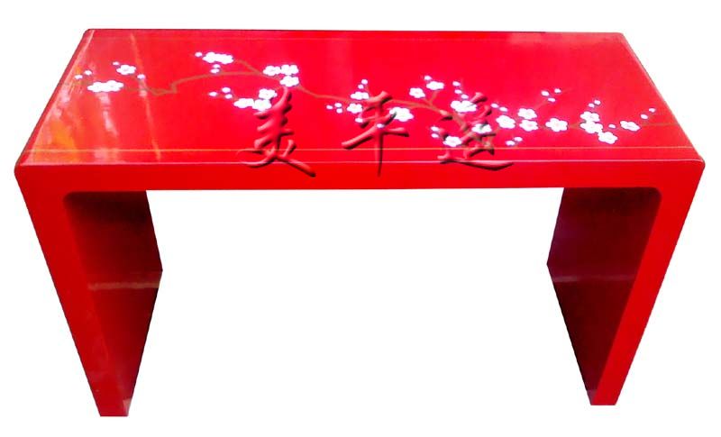 Bán nhà máy dải vẽ tay Pingyao đồ nội thất sơn mài tùy chỉnh trường hợp bàn sơn bàn sách trường hợp bảng câu lạc bộ đồ nội thất - Bàn / Bàn bàn ghế gỗ đẹp