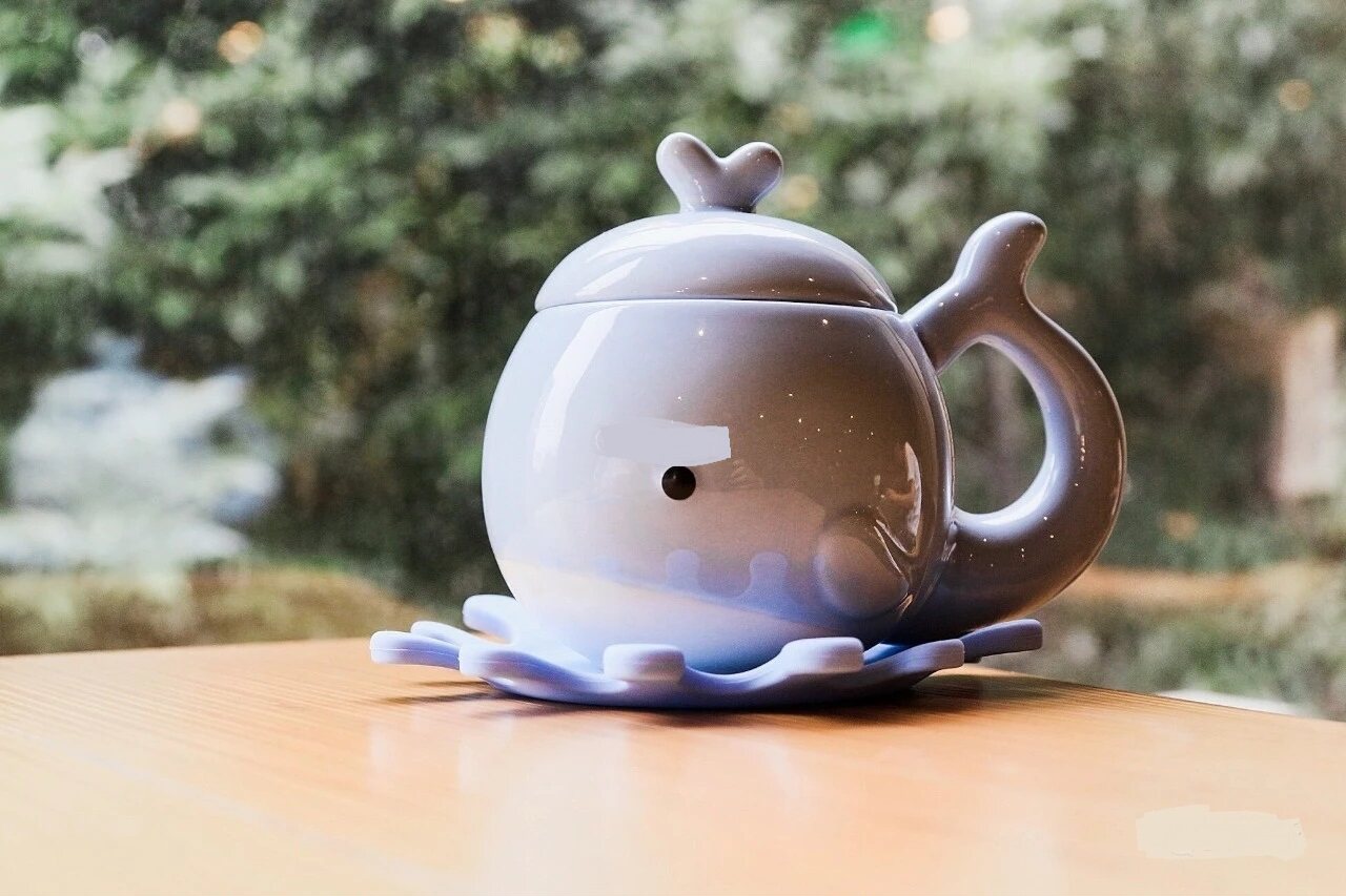 Starbucks 2019 Christmas Cup Undersea World Whale Maker Whale-shaped Coffee Maker