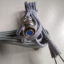 Eighteen thousand breast disease therapy instrument electrical stimulus wire 4 hole plug electrode wiring metal push and pull self - lock conductive line