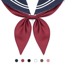 Buy one send a JK Uniform Double Rabbit Ear Long Handle Neckline Giant Plume Root Sailor Suit Girl Cross neckline