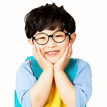 TOMATO childrens ultra-light correction glasses frame hyperopia high scattered myopia frame round frame Korean oblique amblyopia