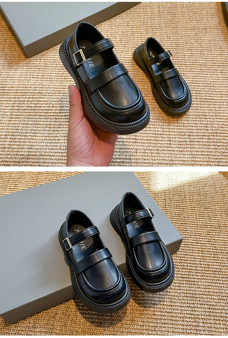 黑色小皮鞋女童学院风玛丽珍女百搭不累脚英伦风超软2026新款女款 — 18