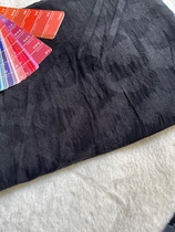 Rayon feather jacquard black moisture-absorbent breathable shirt cheongsam high-end fabric priced at 25-19 meters per meter