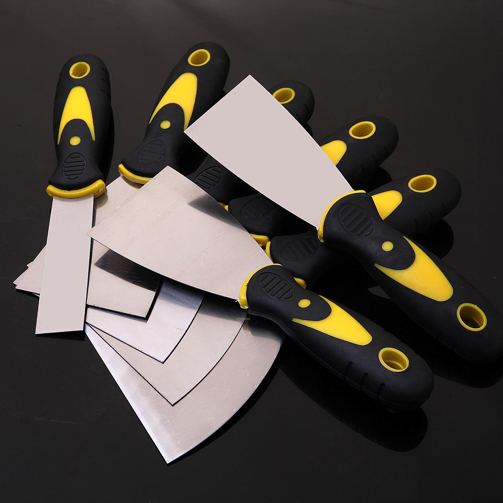 Manufacturer direct sales thickened oil grey knife scraping ash cutter shovel knife cleaning knife scraper plastering knife shovel wall knife batch soil knife