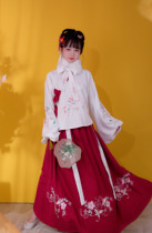 (Dish)Han Yunge Furong Traditional Hanfu womens waist coat skirt Ming one-piece Chinese style Daily freshness