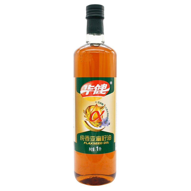 Huajian Chengxin pure fragrant linseed oil 1L Huajian oil Sesame Oil Sesame Oil Vegetable Oil Edible Oil Datong Ningxia ml