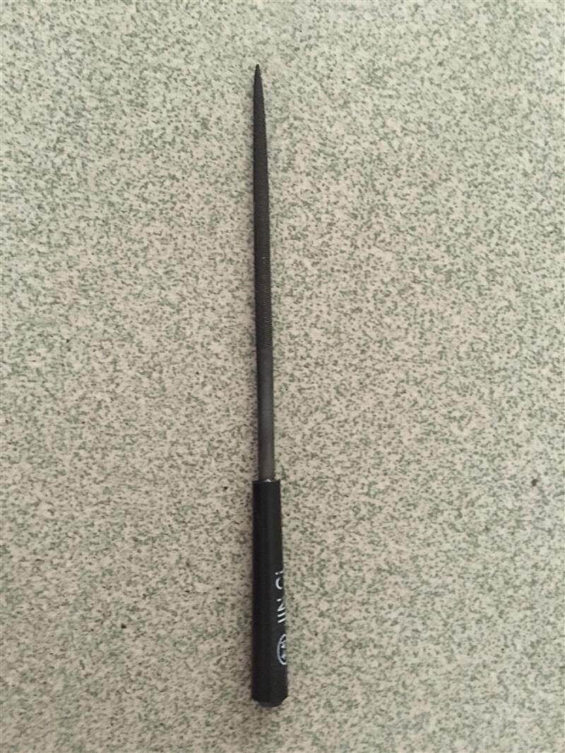 Small file / plastic steel file triangle semi - round flat head file square file carpenter Shijin file