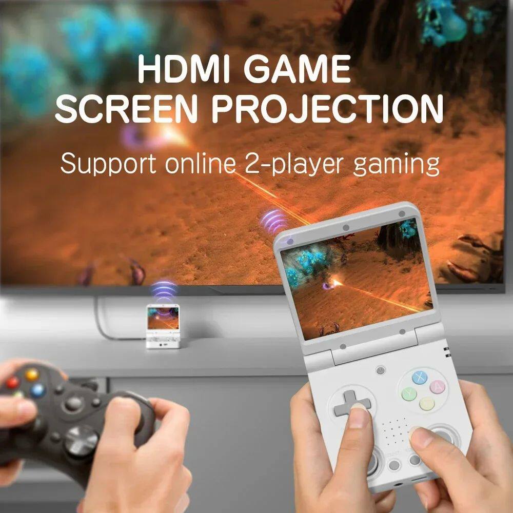 Устройство для онлайн-игр miyoo flip v2 handheld game console 3.5'' ips screen linux o