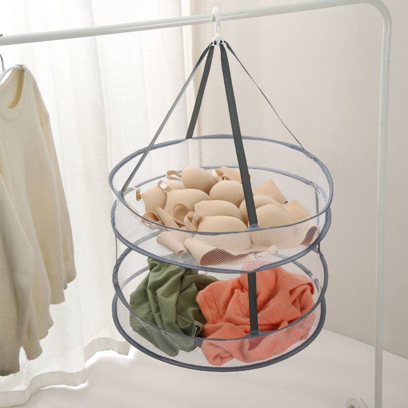 Cloth drying net household drying socks with socks drying basketball pocket drying nets sweater dedicated drying rack