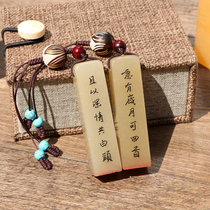 Lovers seal of seal engraving calligraphy and seal of name Chapter Tibetan book Zhangguo Zhangzhang Hard Pen Calligraphy Badge Printed